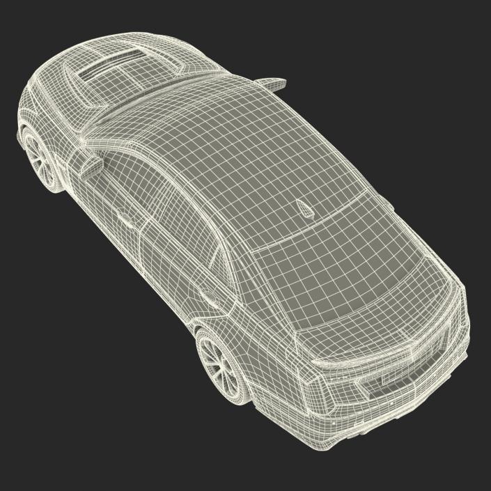 3D model Generic Sedan 2
