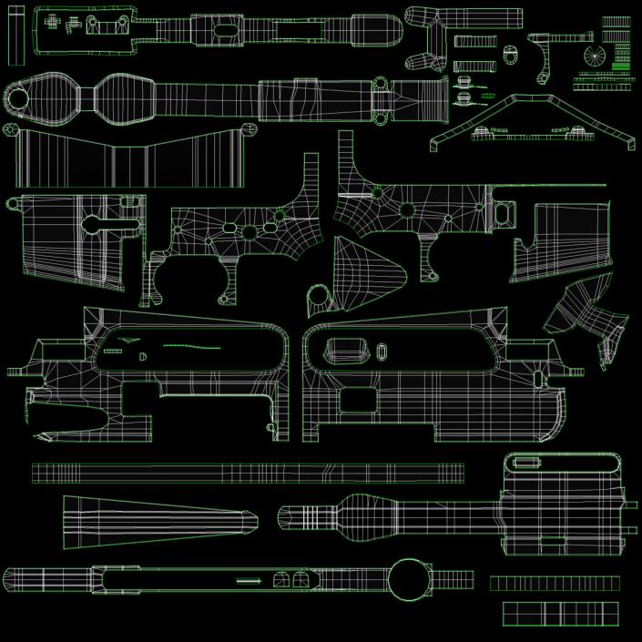 Assault Rifle M16 3D