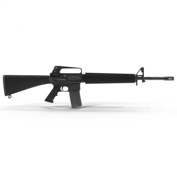 Assault Rifle M16 3D