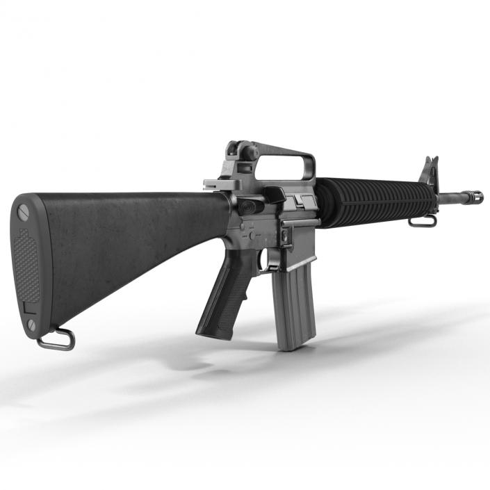 Assault Rifle M16 3D