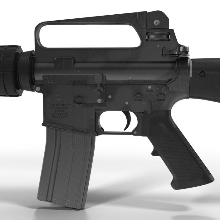 Assault Rifle M16 3D