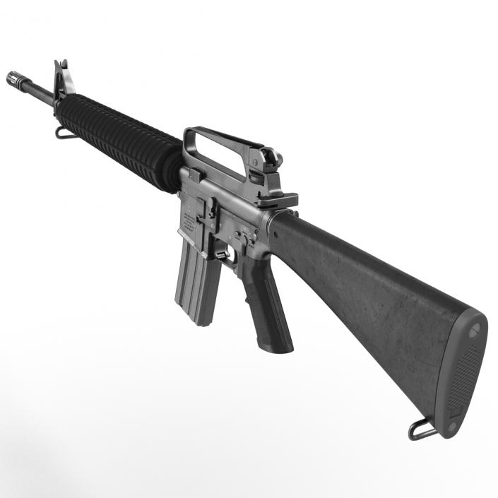 Assault Rifle M16 3D