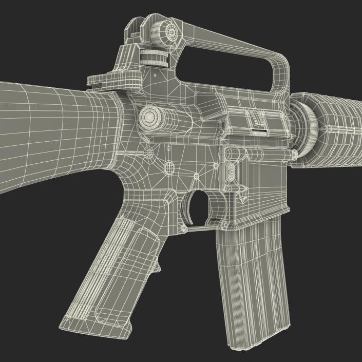 Assault Rifle M16 3D