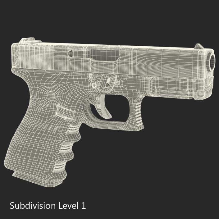 Compact Pistol Generic 3D