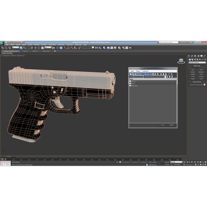 Compact Pistol Generic 3D