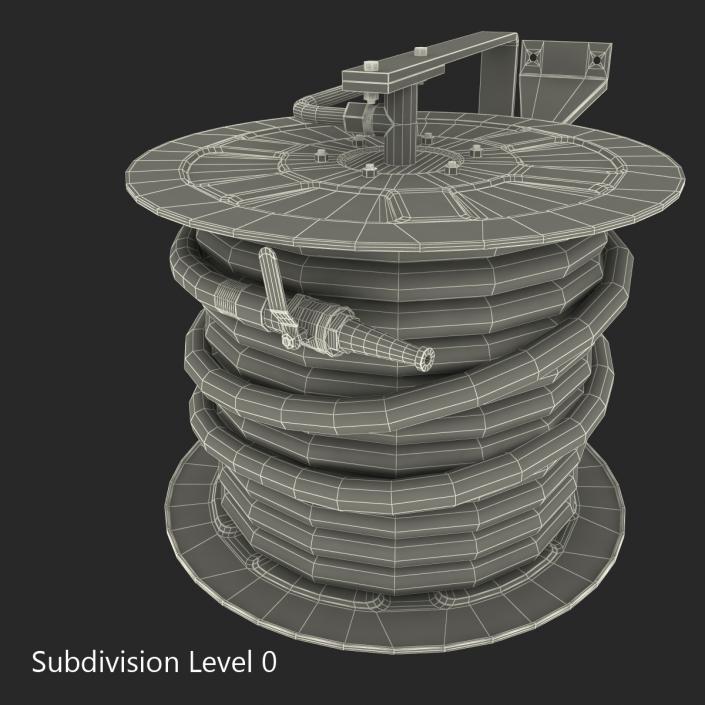 Fire Hose Reel 3D model