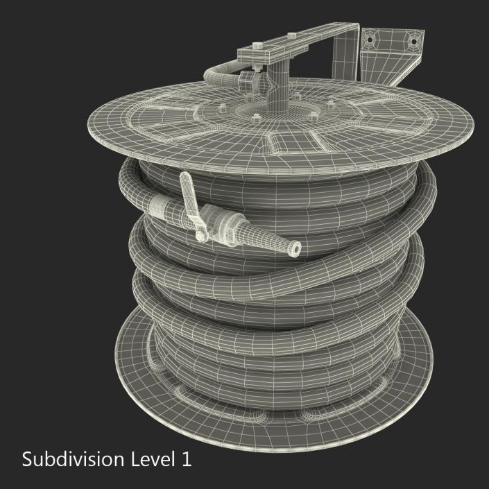 Fire Hose Reel 3D model