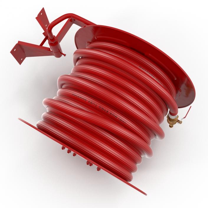 Fire Hose Reel 3D model