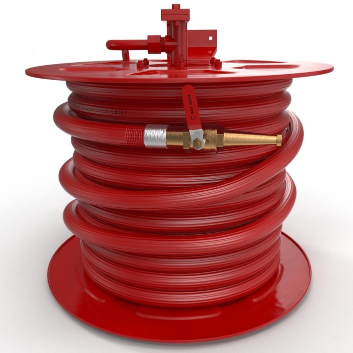 Fire Hose Reel 3D model