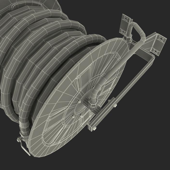 Fire Hose Reel 3D model