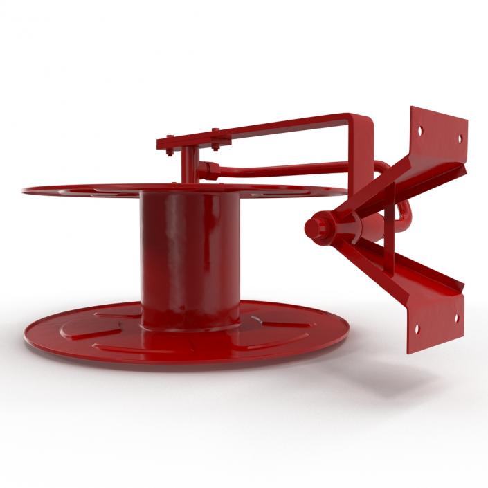 3D model Hose Reel for Water Truck