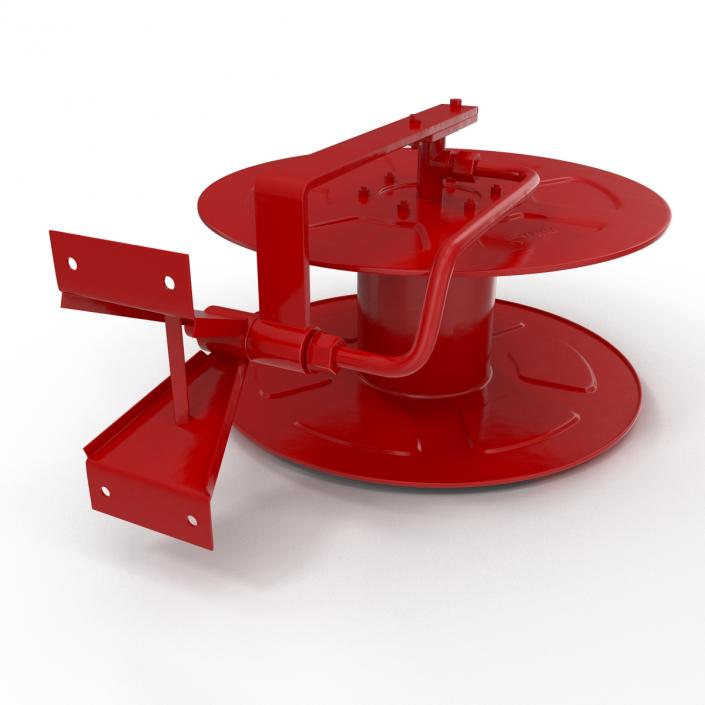 3D model Hose Reel for Water Truck