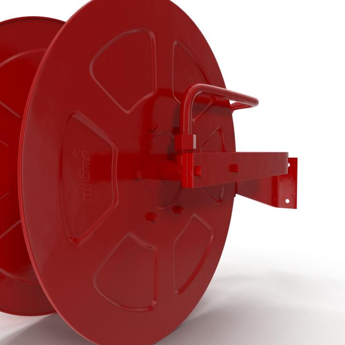 3D model Hose Reel for Water Truck