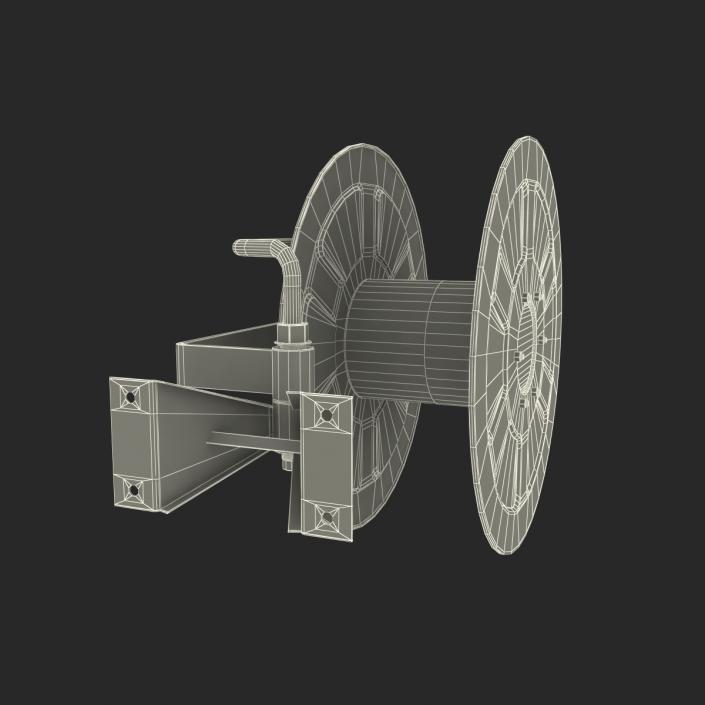 3D model Hose Reel for Water Truck