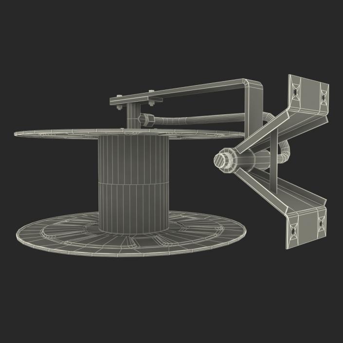 3D model Hose Reel for Water Truck