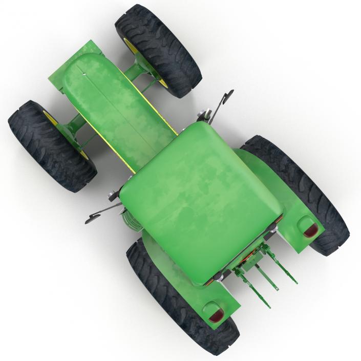 3D Tractor John Deere 7330 model