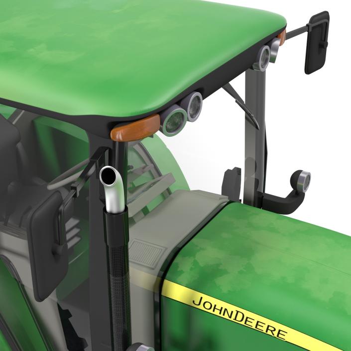 3D Tractor John Deere 7330 model