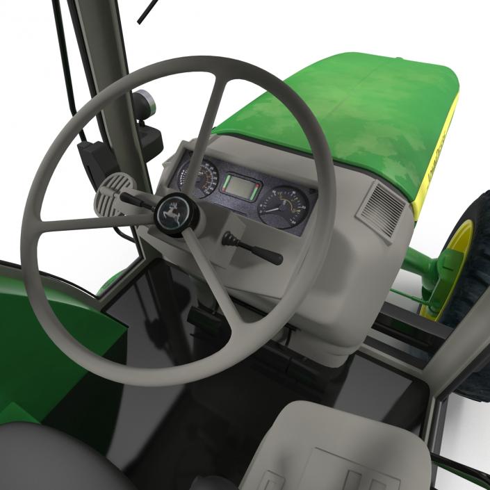 3D Tractor John Deere 7330 model