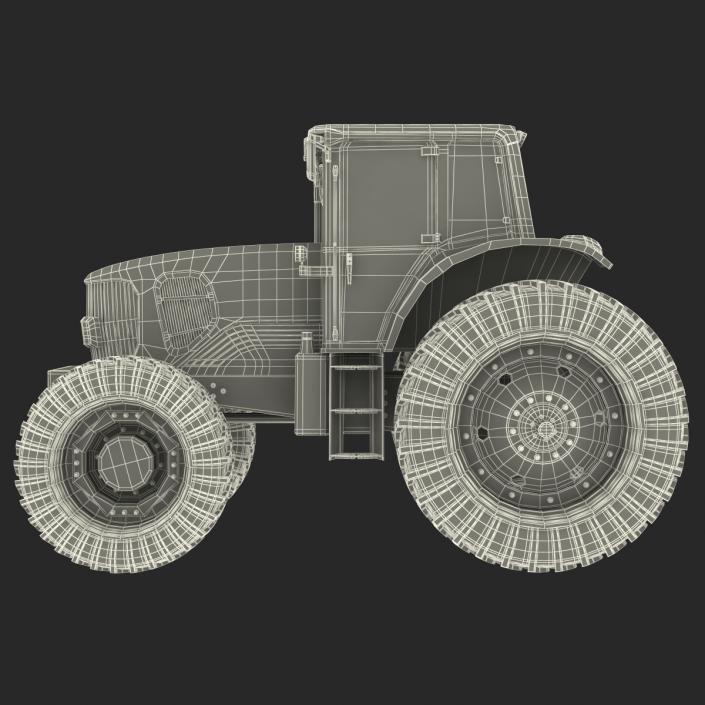 3D Tractor John Deere 7330 model