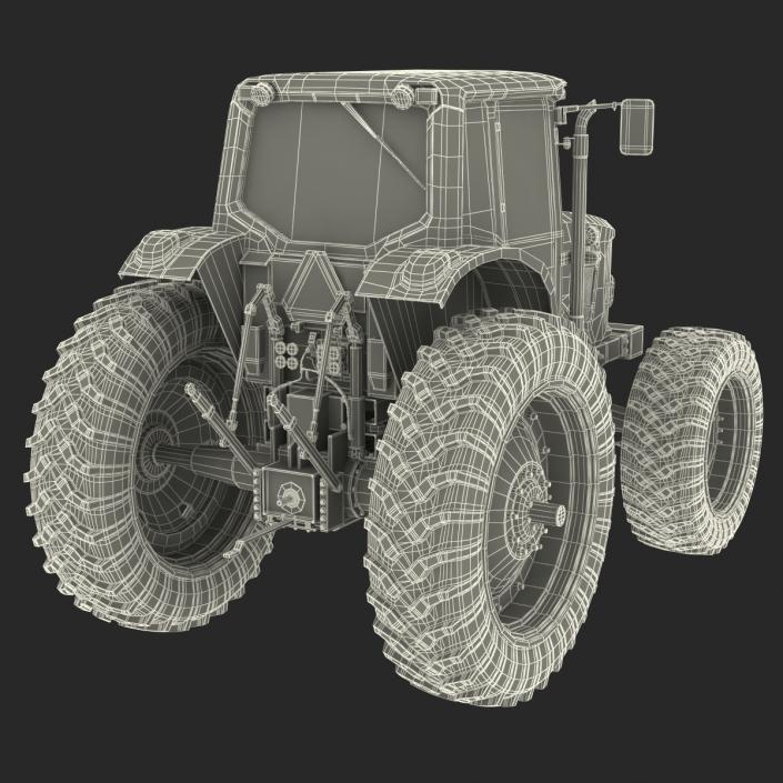 3D Tractor John Deere 7330 model