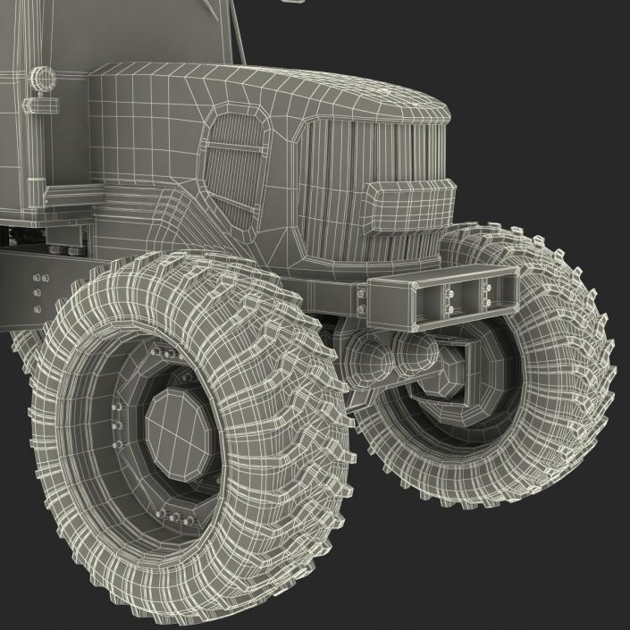 3D model Tractor Generic