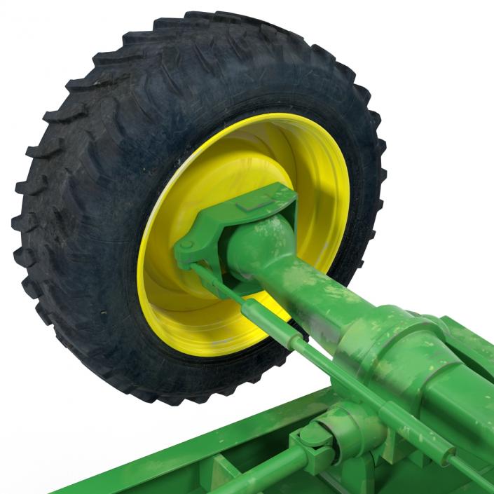 3D model Tractor John Deere 7330 Rigged