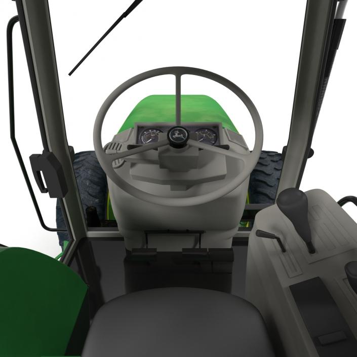 3D model Tractor John Deere 7330 Rigged