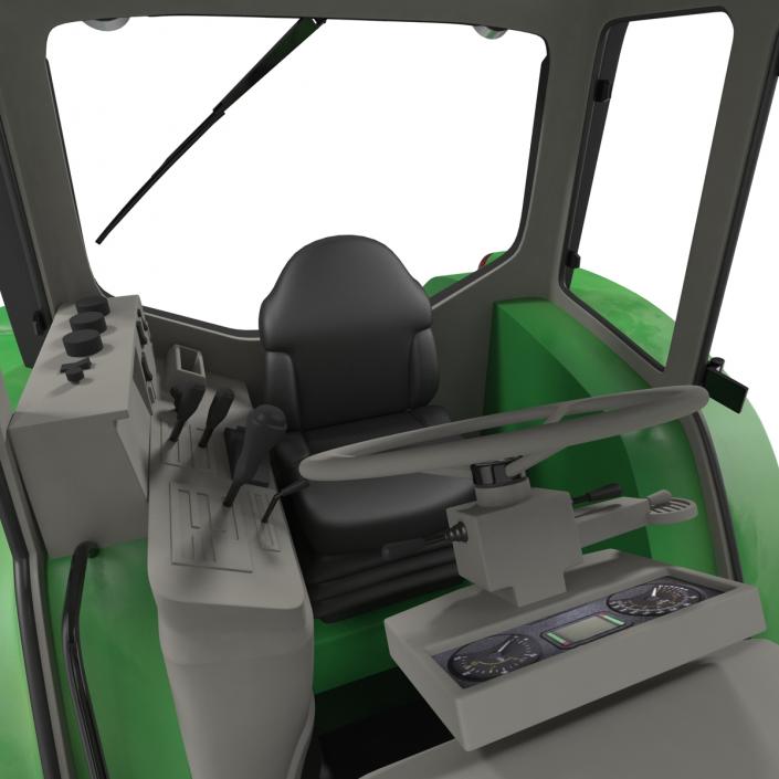 3D model Tractor John Deere 7330 Rigged