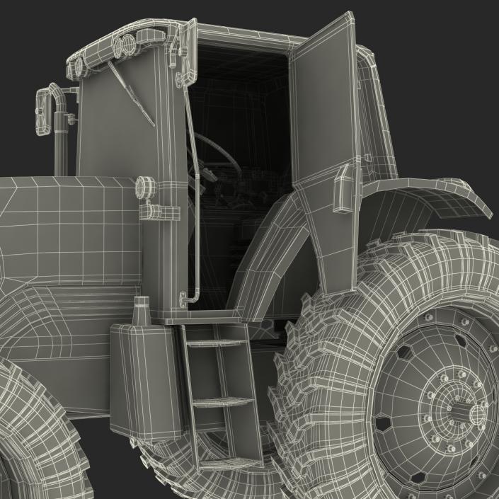 3D model Tractor John Deere 7330 Rigged