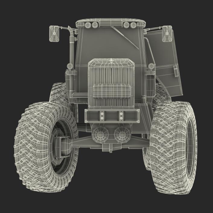 Tractor Generic Rigged 3D