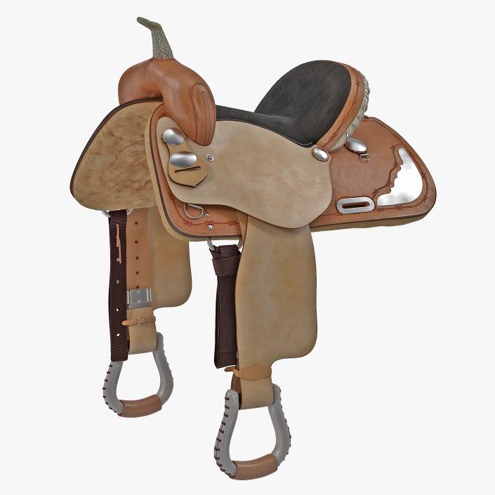 3D model Barrel Saddle 5