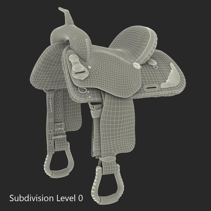 3D model Barrel Saddle 5