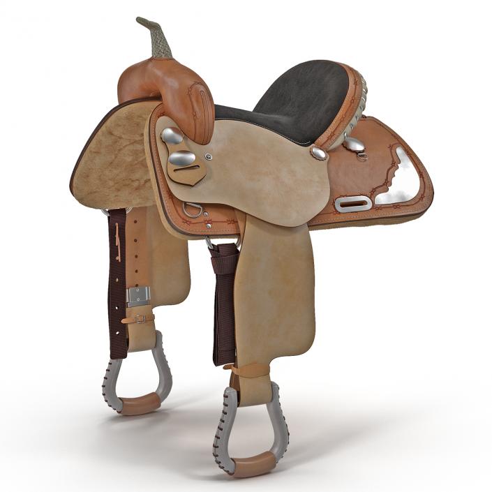 3D model Barrel Saddle 5