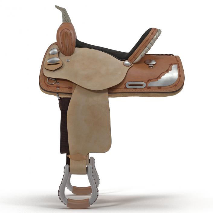 3D model Barrel Saddle 5