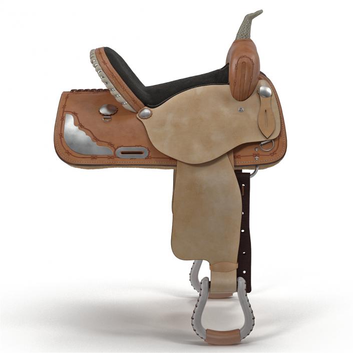 3D model Barrel Saddle 5