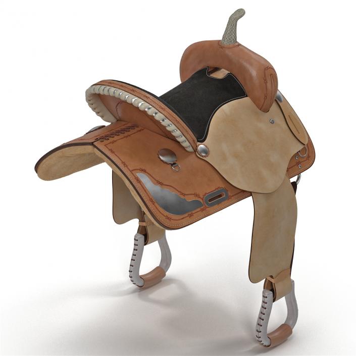 3D model Barrel Saddle 5