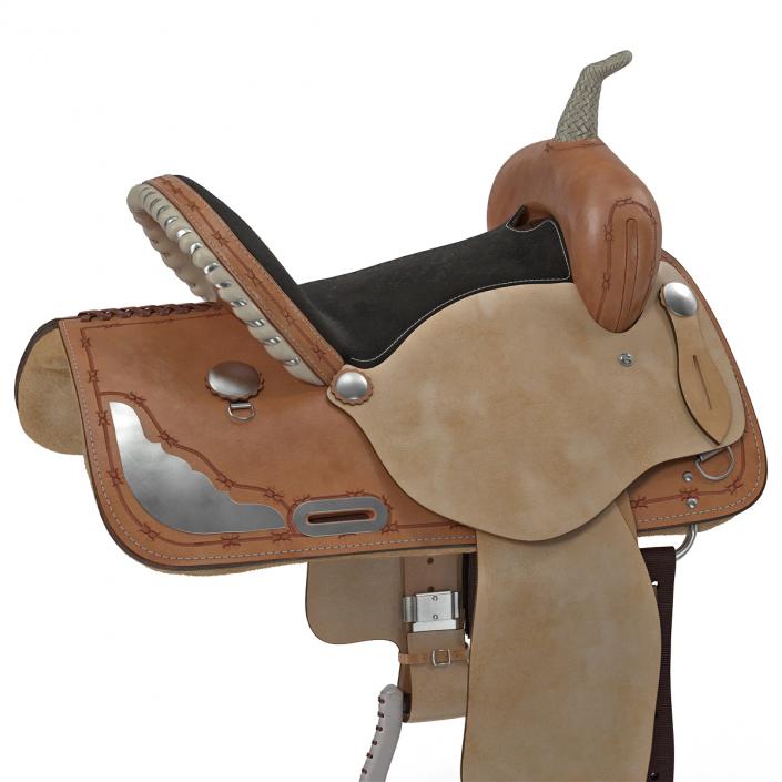 3D model Barrel Saddle 5