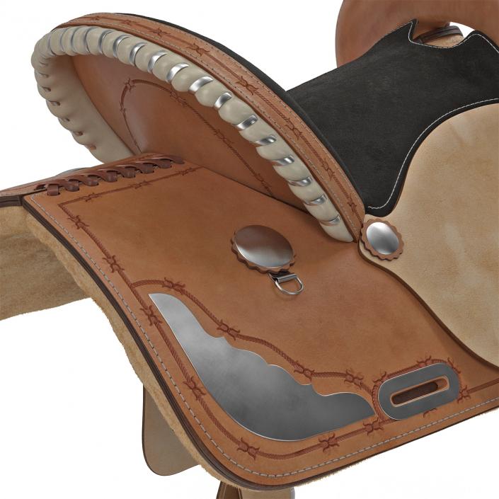 3D model Barrel Saddle 5