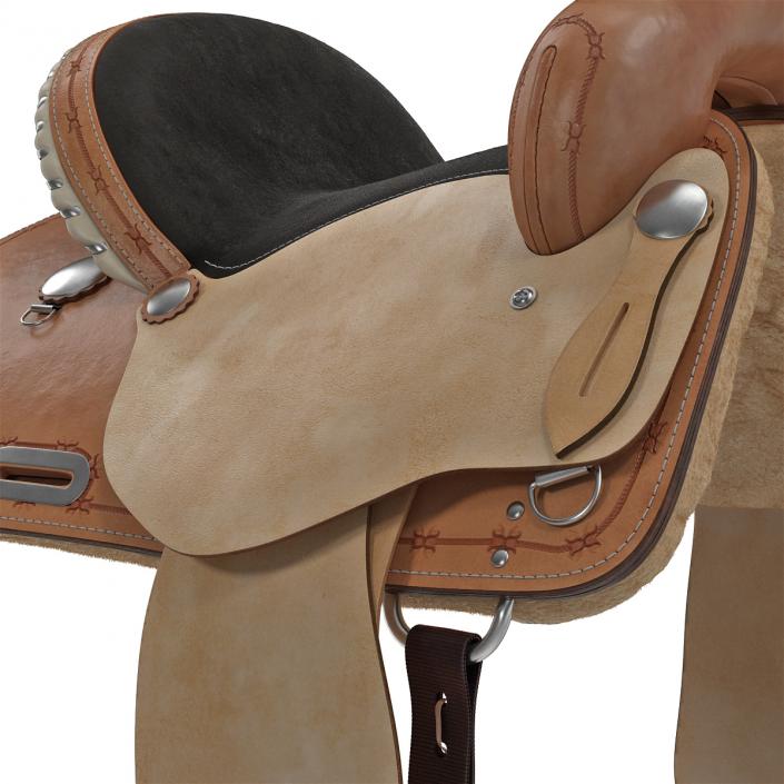 3D model Barrel Saddle 5