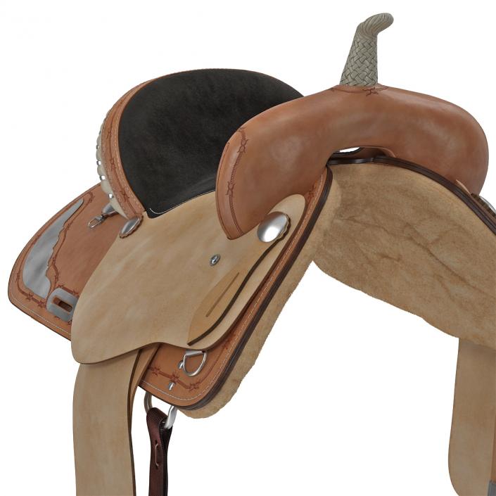 3D model Barrel Saddle 5