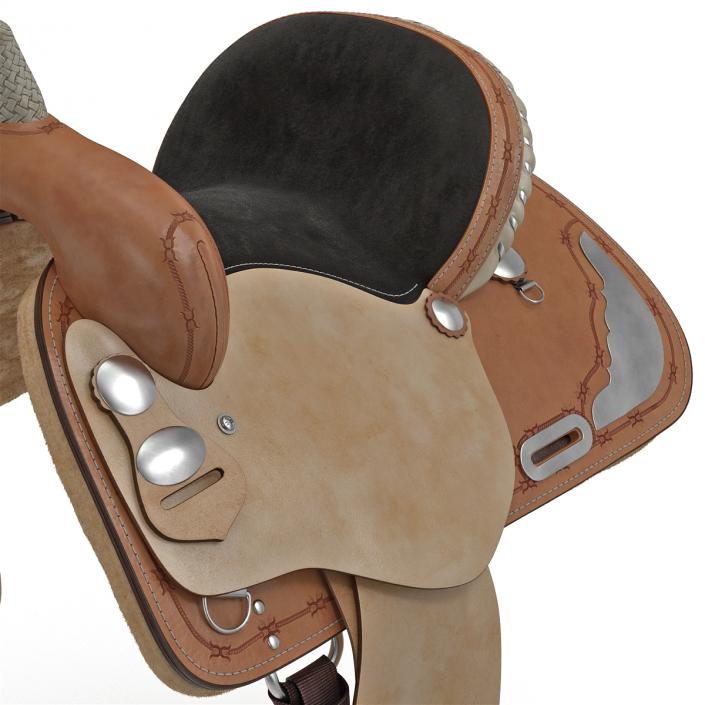 3D model Barrel Saddle 5