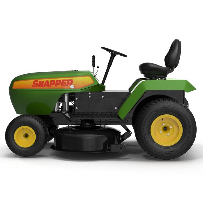 Lawn Tractor Snapper Rigged 3D