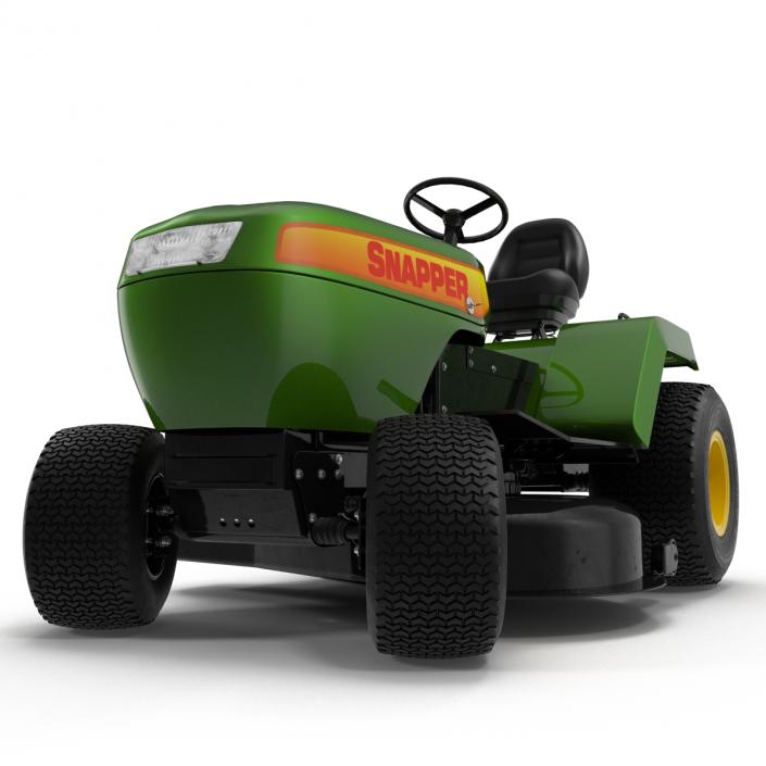 Lawn Tractor Snapper Rigged 3D