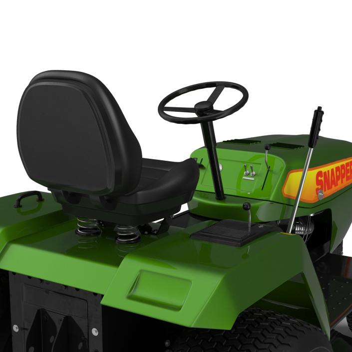 Lawn Tractor Snapper Rigged 3D