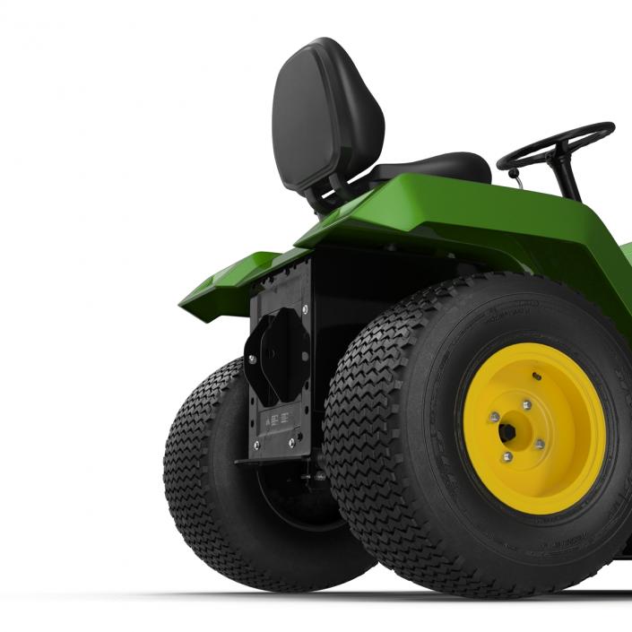 Lawn Tractor Snapper Rigged 3D