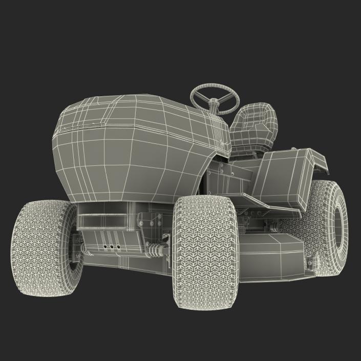 Lawn Tractor Snapper Rigged 3D