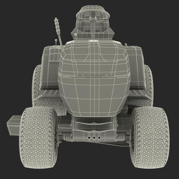 Lawn Tractor Snapper Rigged 3D