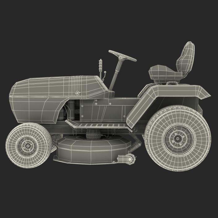 Lawn Tractor Snapper Rigged 3D