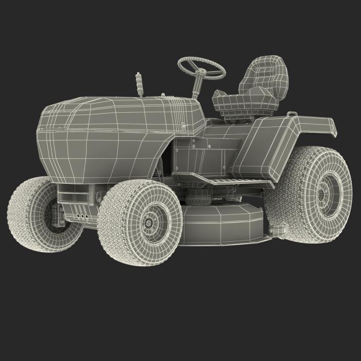 Lawn Tractor Snapper Rigged 3D