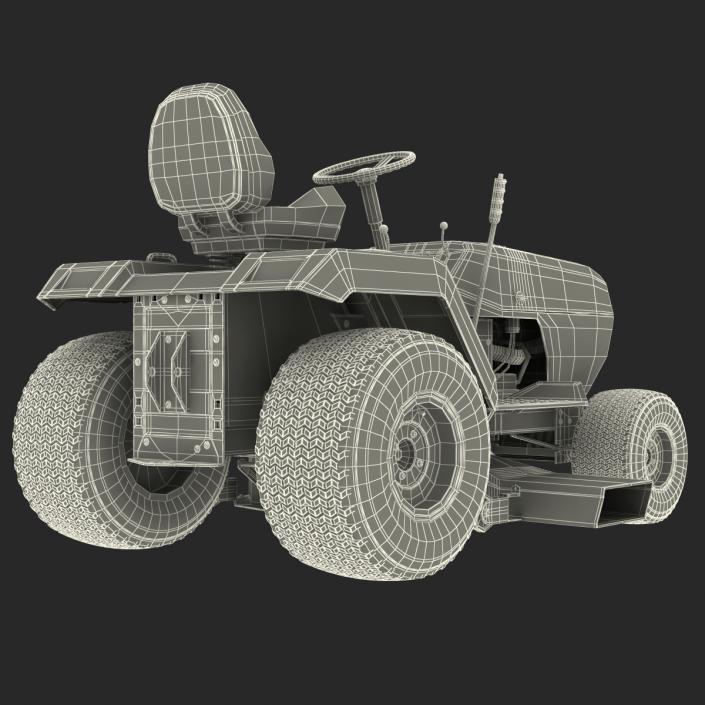 Lawn Tractor Snapper Rigged 3D